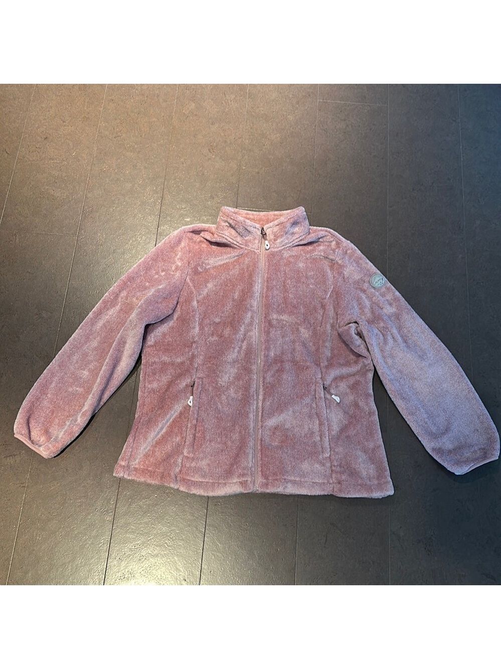 FUZZY fleece zip jacket XL